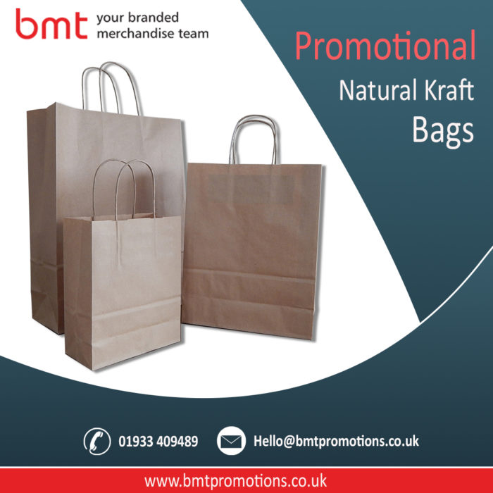 Promotional Natural Kraft Bags