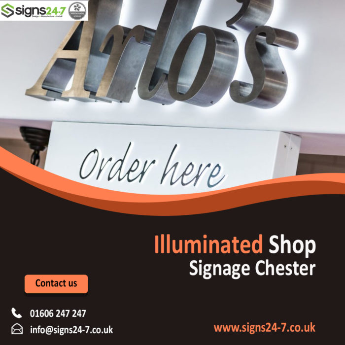 Illuminated Shop Signage Warrington