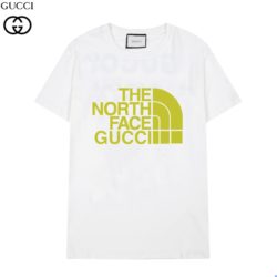 ブランド Gucci ザ・ノースフェイス 半袖 ティーシャツ パロディ GUCCI 夏服 tシャツ 男女兼用