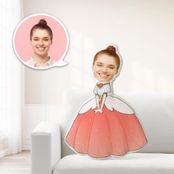 Personalized Photo My Face On Pillows Custom Minime Dolls Gag Gifts Toys Queen