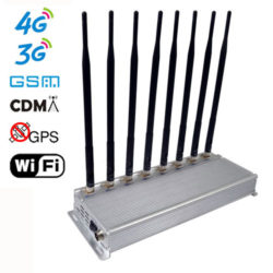 Mobile Portable Adjustable 8 Antennas Cell Phone Jammers 3G 4G Phone Signal Blocker With 2.4G GP ...