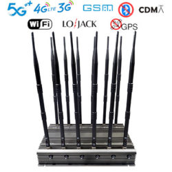 New High Power 12 Antennas Mobile Phone 3G 4G 5G Signal Jammer