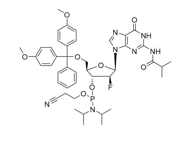 CAS 1404463-20-2 9-(2′-Deoxy-5′-O-DMT-2′-fluoro-b-D-arabinofuranosyl)-N2-isobu ...
