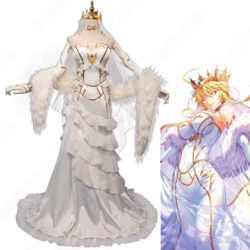 Fate FGO アルトリア・ペンドラゴン 花嫁 ドレス コスプレ衣装 『Fate/Grand Order』（フェイト・グラ ...