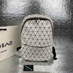 Bao Bao Issey Miyake Solid Jet Backpack White