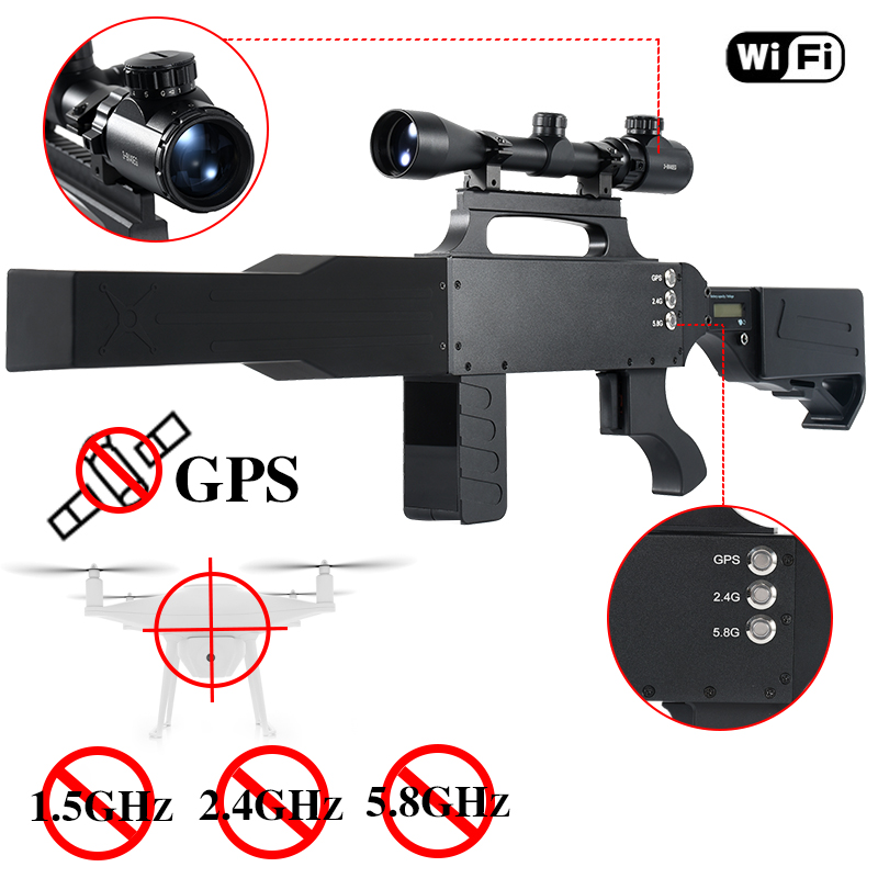 Le Brouilleur De Drone Détachable De Type Pistolet Peut Protéger Le Signal WIFI GPS