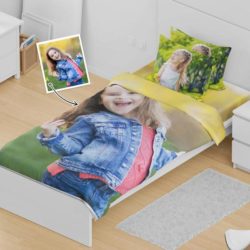 Custom Bedding Christmas Gift Set Sheet Duvet Cover With Your Photos For Personalized Gifts