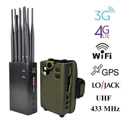 0 Bands Cell Phone Lojack GPS WiFi Jammer