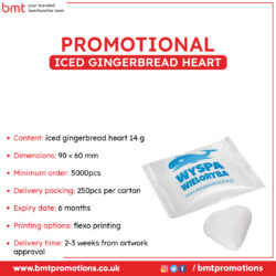 Promotional Iced Gingerbread Heart