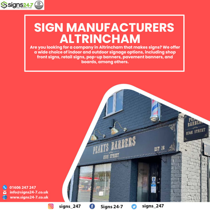 Sign Manufacturers Altrincham