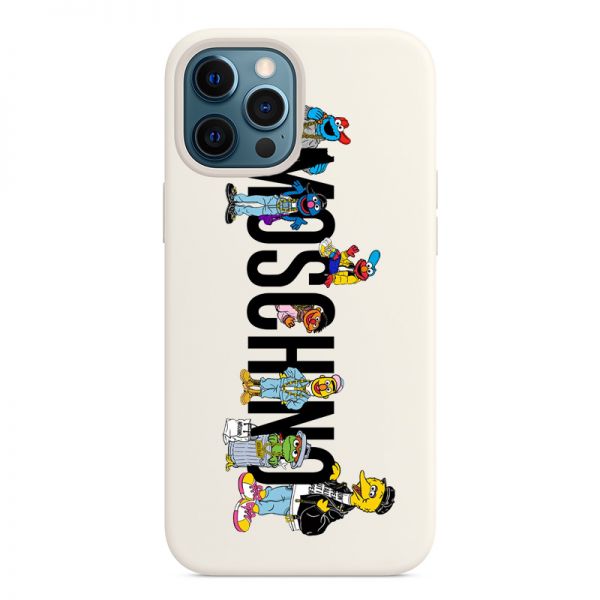 Moschino x Sesame Street iPhone Case White
