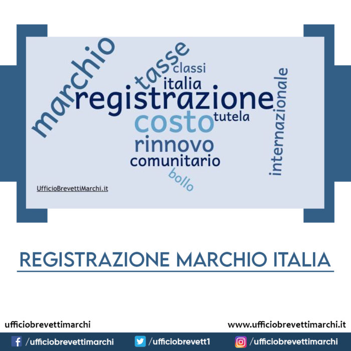 Registrazione marchio italia