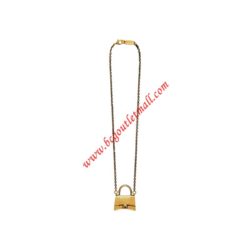 Balenciaga Bag Necklace In Gold