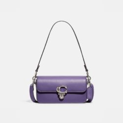 Coach Studio Baguette Bag in Glovetanned leather Purple