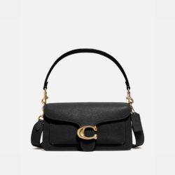Coach Tabby Shoulder Bag 26 in Pebble Leather Black