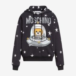 Moschino Ufo Teddy Bear Sweatshirt Black