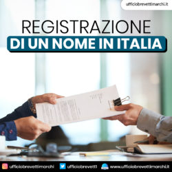 registrazione di un nome in Italia