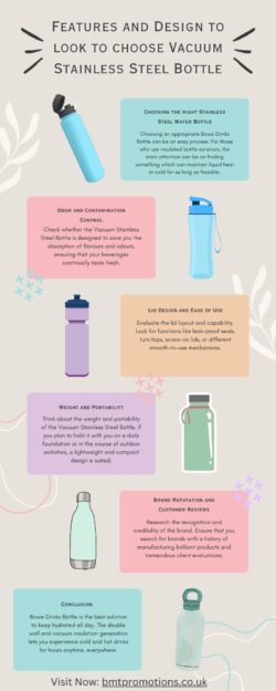 Features and Design to look to choose Vacuum Stainless Steel Bottle